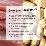 Stella & Chewy's grain-free cat food ingredient label