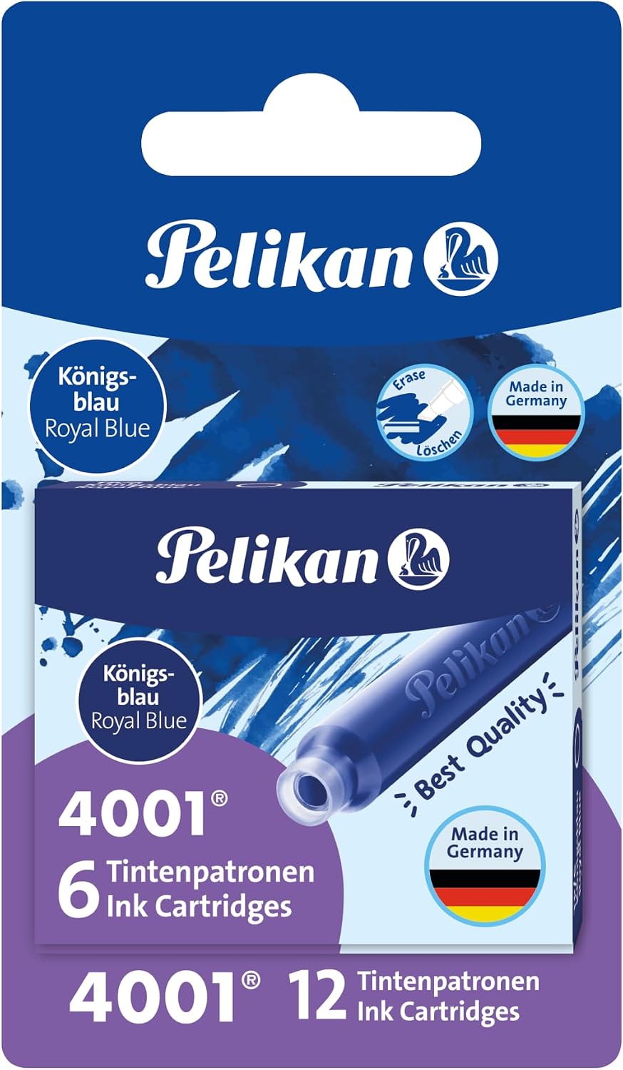 Pelikan violet 0.8 milliliter ink refill pack