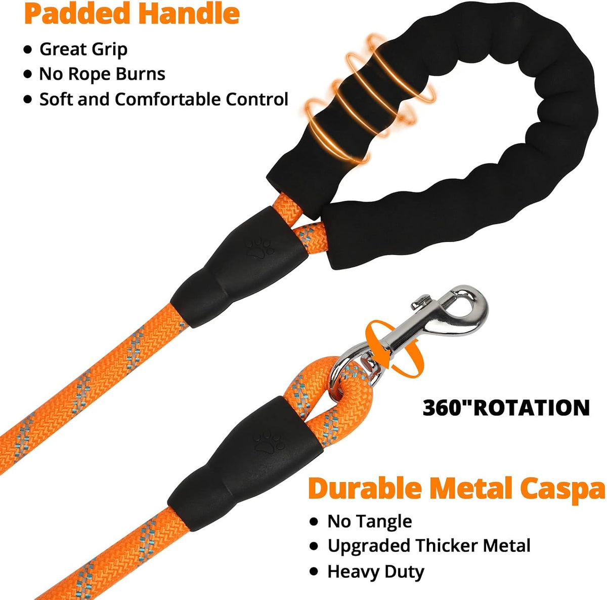 Jenico 5FT dog lead being used for outdoor walking