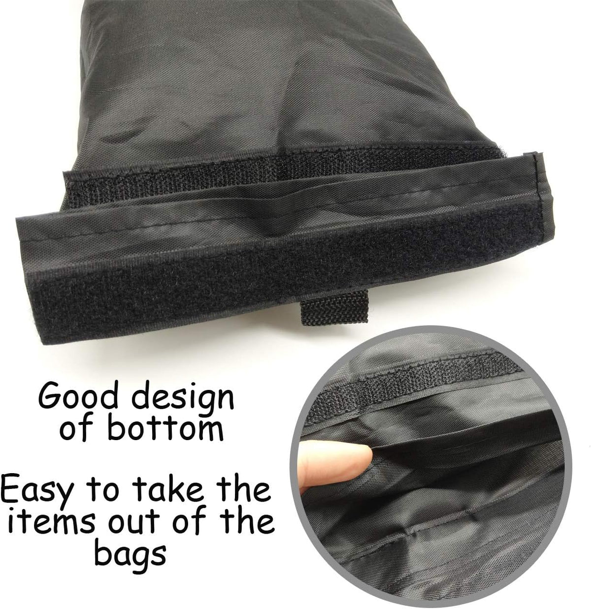 TIHOOD 3 pack car trash bags displayed together for travel use