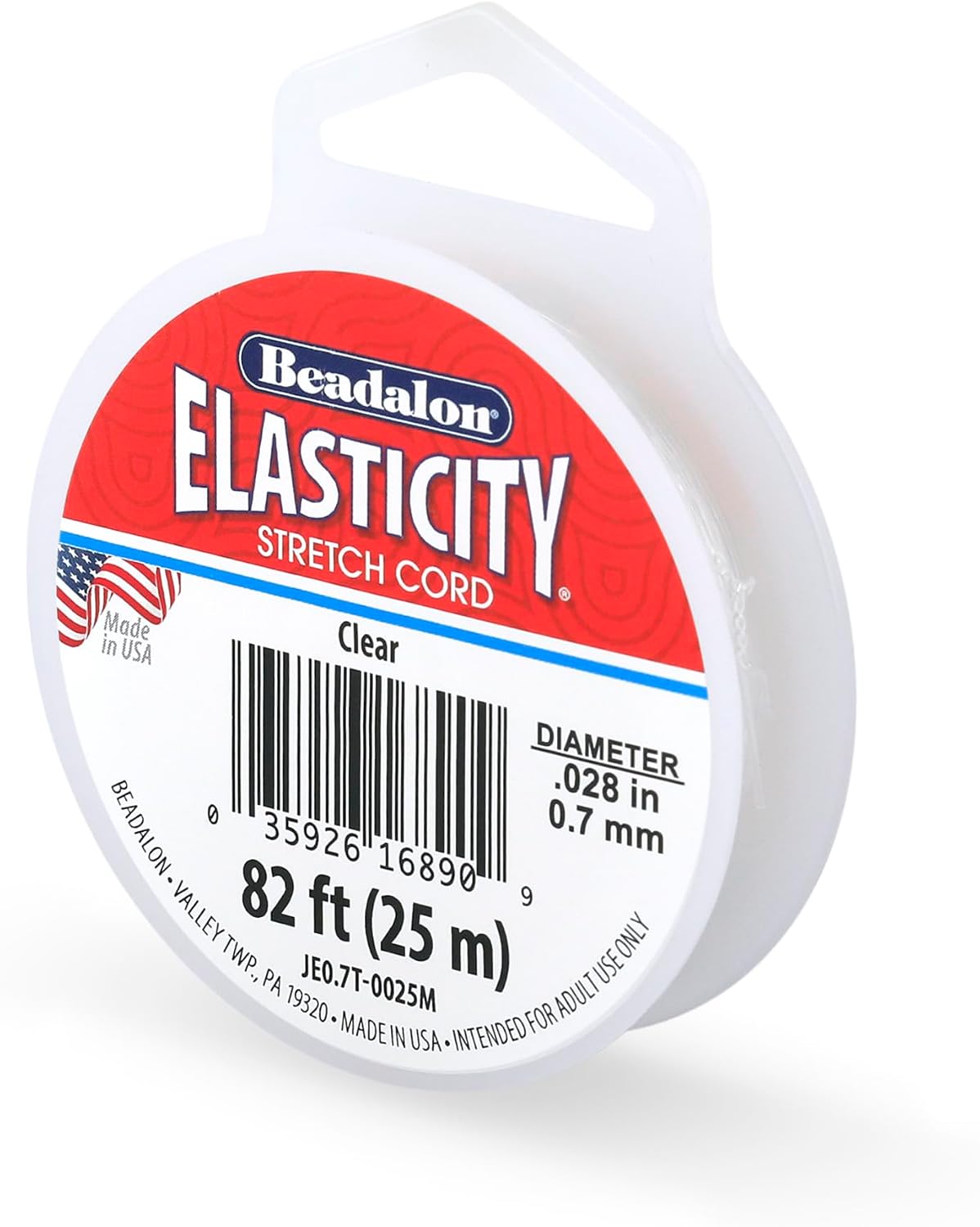 Beadalon Elasticity Stretch Cord Elastic Cord | Black | Latex-Free Rubber | 1.0 mm 5 m Spool for Bracelet Jewelry Making - Image 10