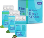 Neuro Energy & Focus Gum - Caffeine Gum with 40mg Natural Caffeine & L-Theanine - Nootropic Energy Supplement with B Vitamins - Sugar Free, Vegan - Peppermint, 90ct - Image 14