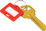 Barska key tags displayed with paper insert visible.