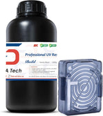 Siraya Tech Build 3D printer resin bottle front view 1kg smoky black packaging