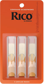 D'Addario Rico Soprano Saxophone Reeds front view packaging