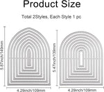 Globleland dotted line metal die cuts overhead layout