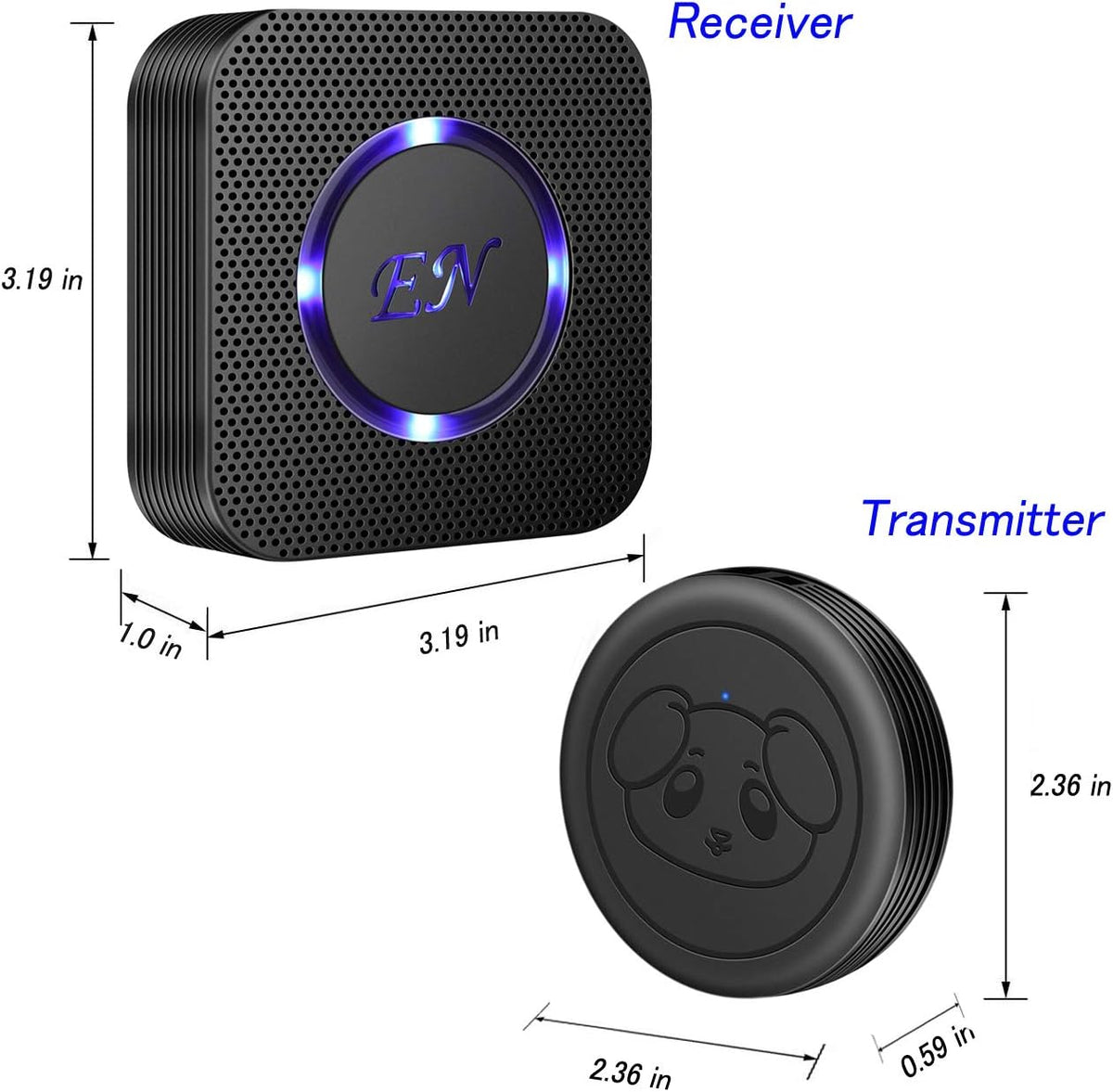 EverNary long range wireless chime receiver plugged into an Indian home wall outlet