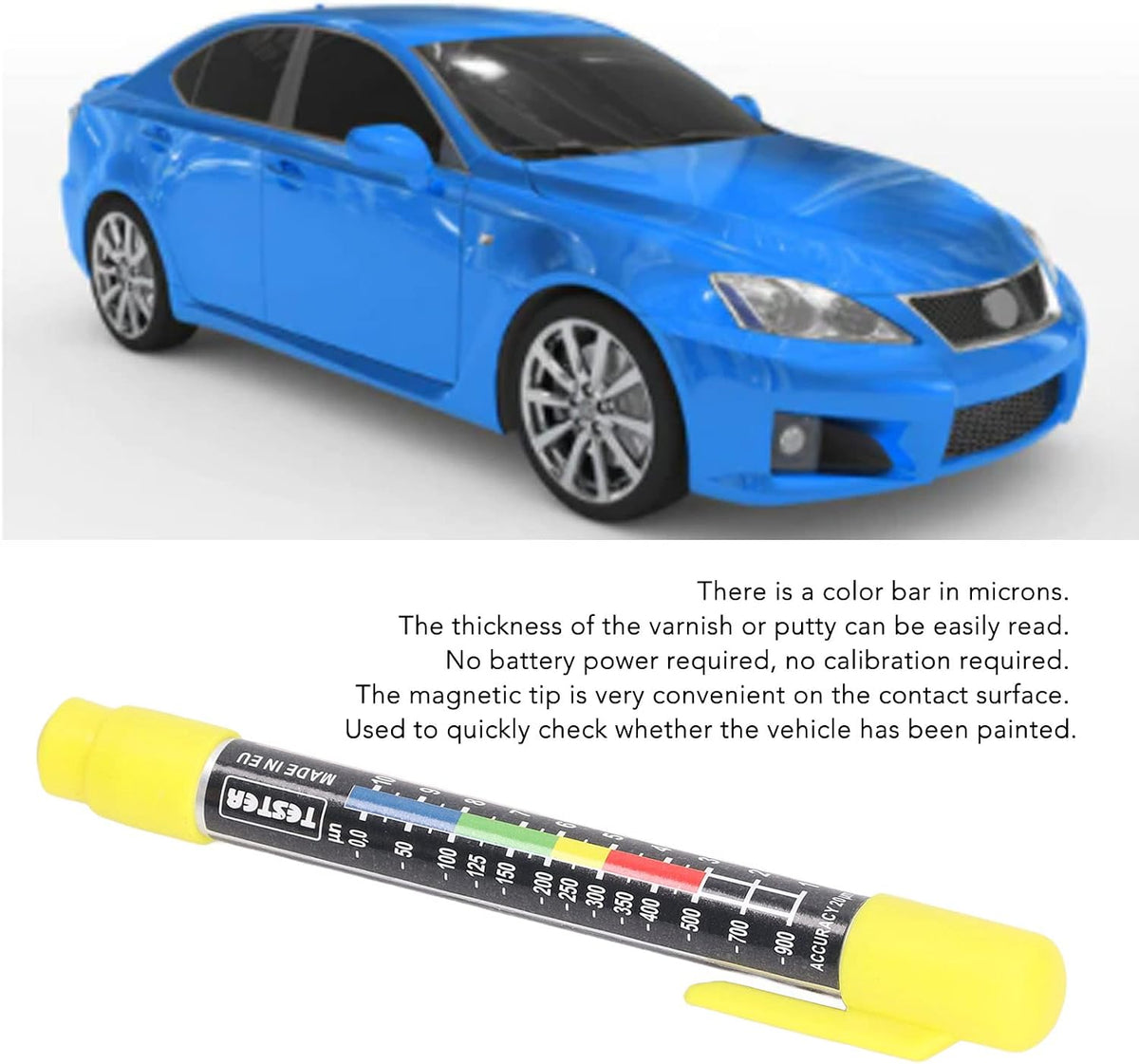 Lvifloae car coating test pen magnetic tip close up