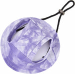 Dog Sun Hat Cute Pet Hat Trucker Hat with Ear Holes for Sun Protection Adjustable Tie-dye Printing Cotton Fisherman's Hat for for Small Medium Dogs Cats - Image 11