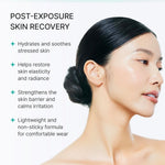 Rejuran facial sheet mask skincare routine application