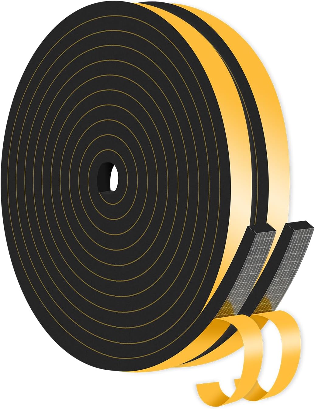 Multipurpose usage of foam sealing tape on home fixtures