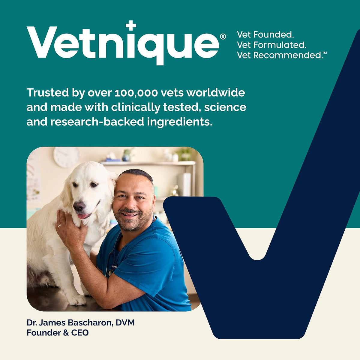 USA imported Vetnique Dermabliss eight ounce bottle for pet itch relief