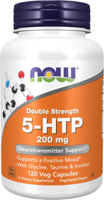 NOW Supplements, 5-HTP (5-hydroxytryptophan) 200 mg, 60 Veg Caps - Image 9