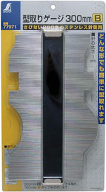 Shinwa Sokutei Molding Gauge side profile showing body depth