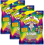 Warheads Extreme Sour Hard Candy 3-pack front view showcasing imported American packaging.