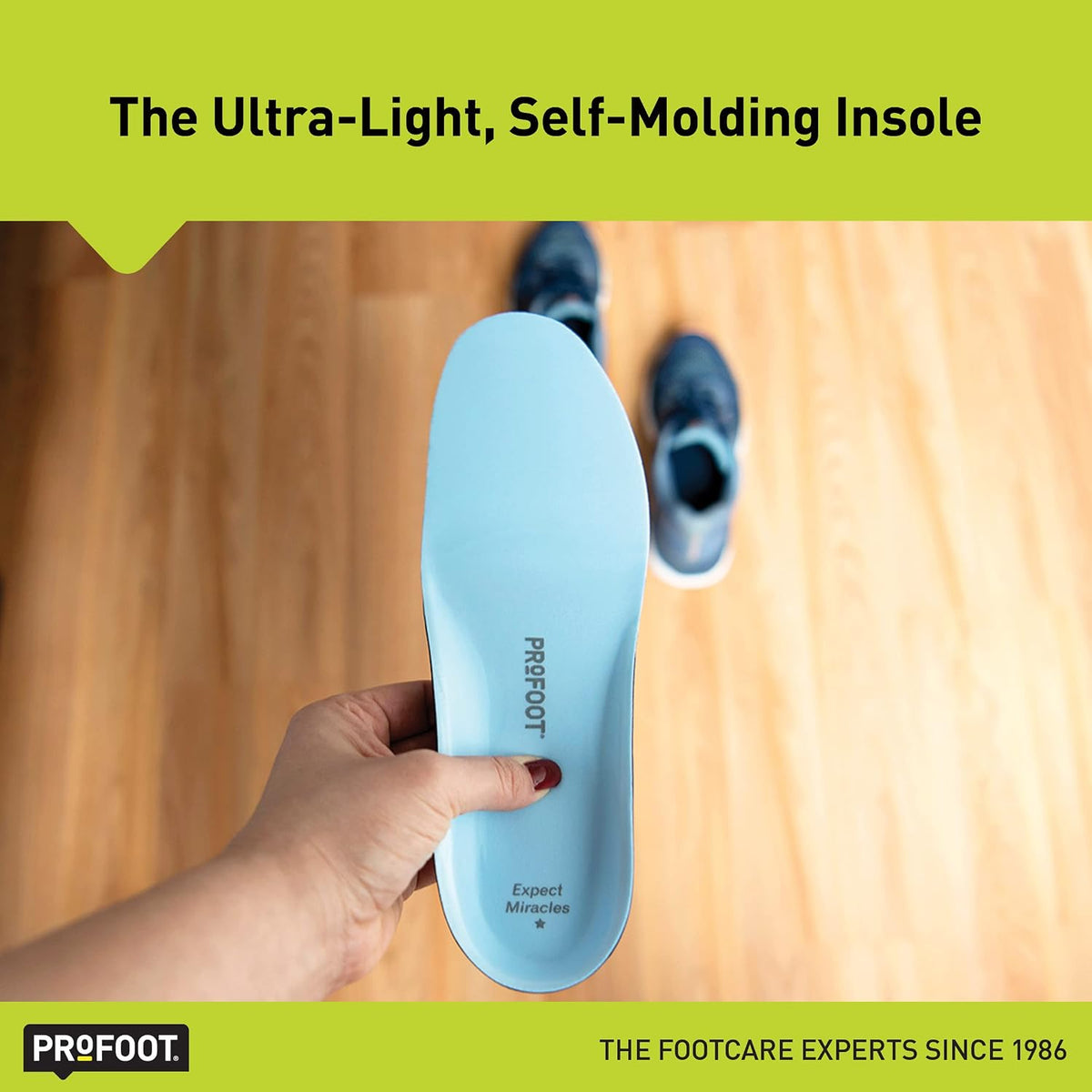 ProFoot miracle insoles in women casual footwear