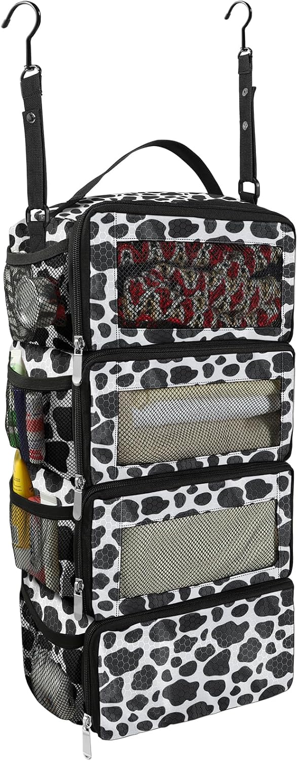 Olosar Suitcase Organizer, Travel Luggage Organizer Portable Hanging Travel Shelves Collapsible Hanging Packing Cubes for Carry on Suitcase - Image 11