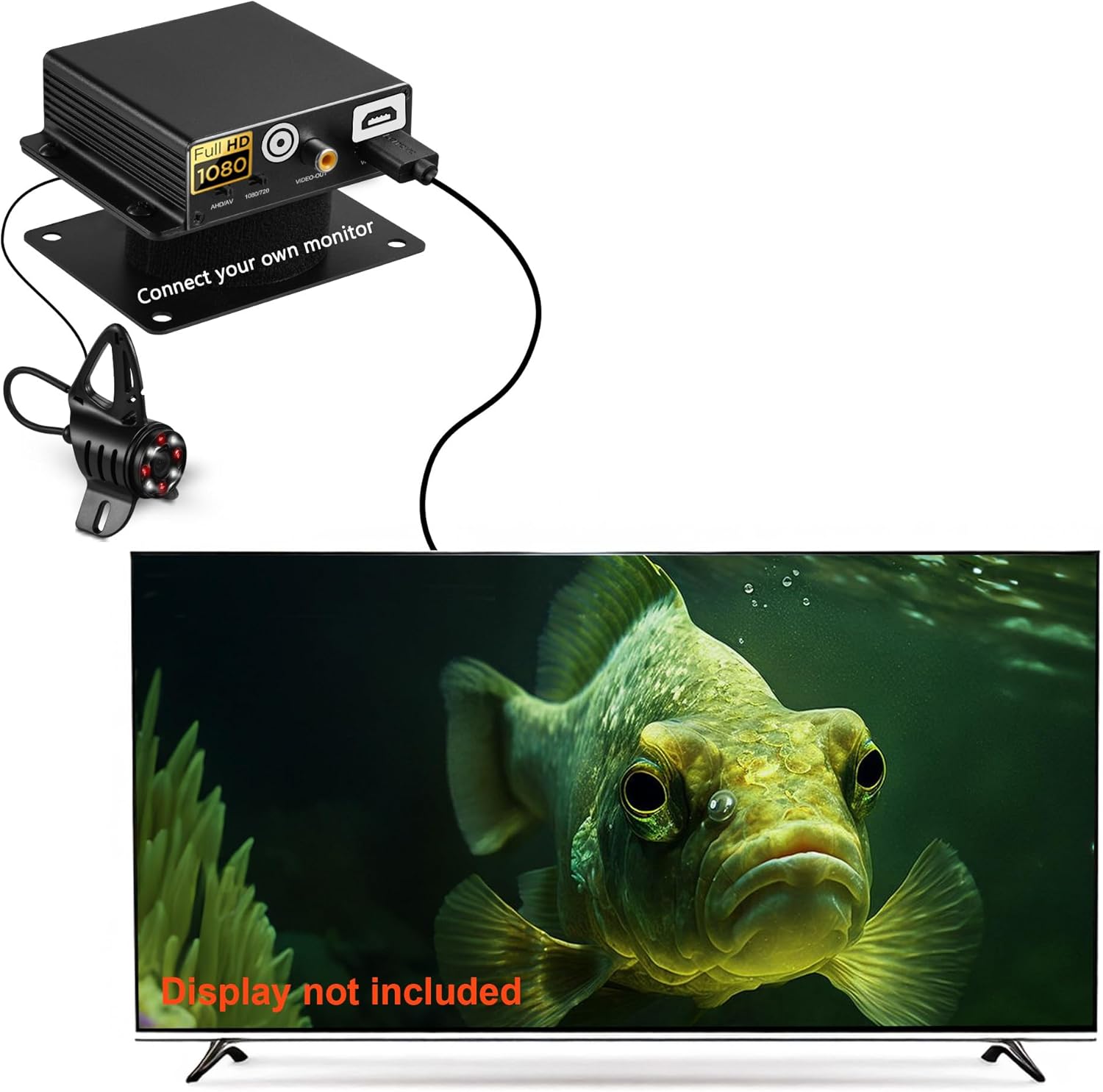 FishPro 2026 Upgrade Underwater Fishing Camera front view