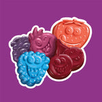 Pouring soft and chewy Jolly Rancher berry gummies out of the resealable USA import bag.