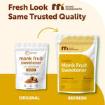Micro Ingredients golden monk fruit sweetener back packaging label