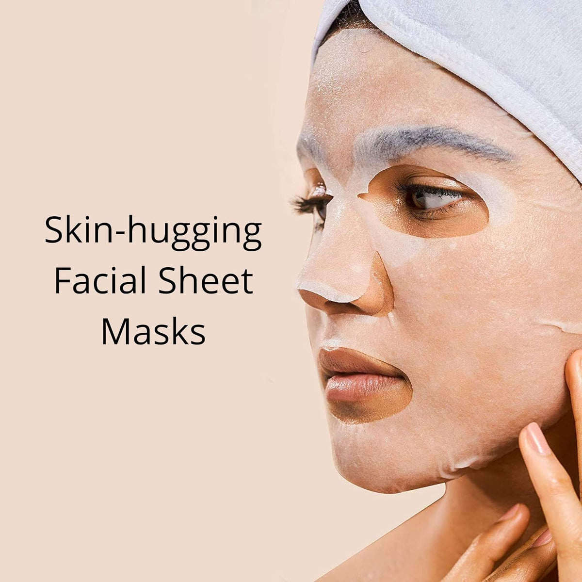 Rael Face Mask Skin Care, Face Masks - Bamboo Facial Sheet Mask, Korean Skincare, All Skin Types (Collagen & Tea Tree, 10 Sheets) - Image 9