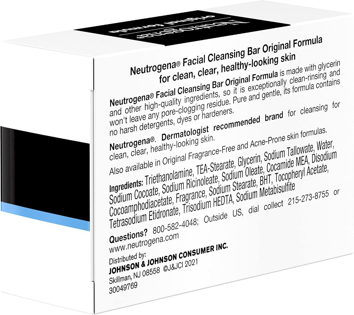 Neutrogena Original Amber Bar Facial Cleansing Bar with Glycerin, Clean-Rinsing, Transparent Face Soap, Free of Harsh Detergents, & Dyes, 3.5 oz - Image 11