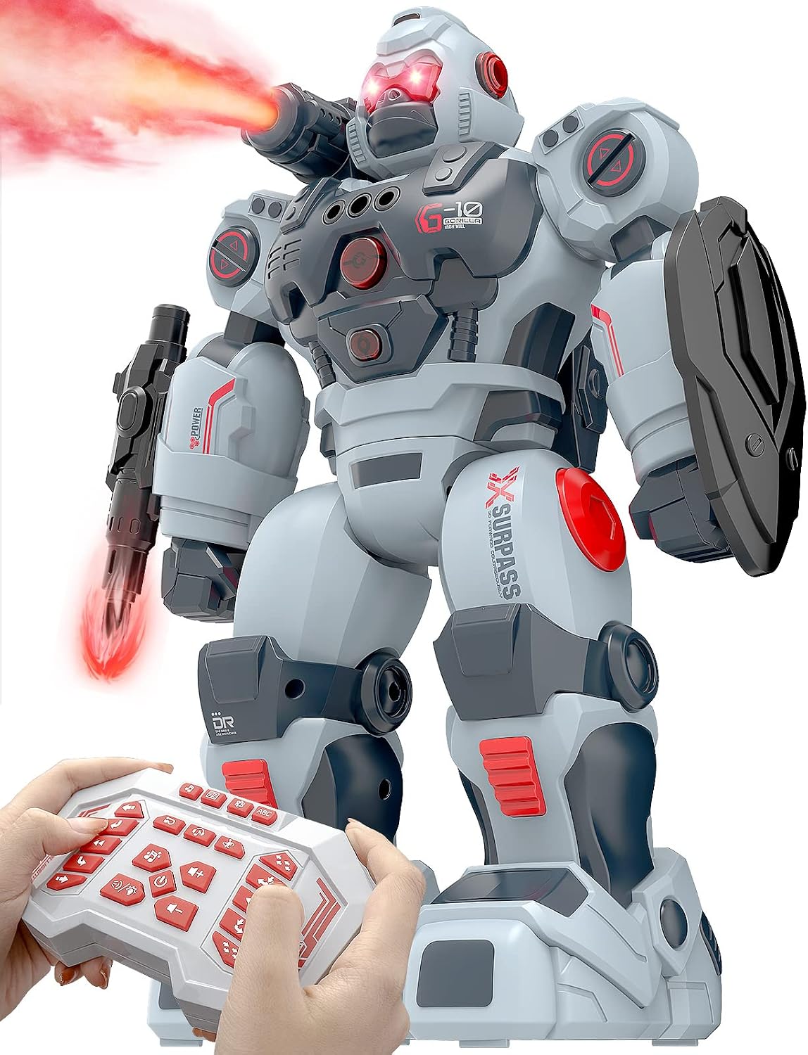 Robot Toys for Boys Kids 5-7 Year Old Remote Control Robots Gifts for 6-8 Birthday Present Toy Hand Gesture RC Sensing 2026 hot Smart programmable Robotics for 3 4 6 9 10 11 and up - Image 9