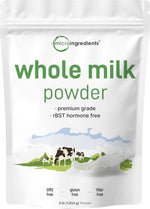 Micro Ingredients Whole Milk Powder front view pouch packaging
