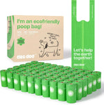 Heavy duty easy tie handle pet clean up bags