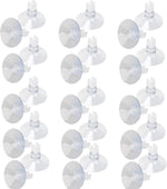 SLSON aquarium suction cup clips front view showing transparent design.