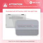 mCover 14-inch laptop case installed on convertible device