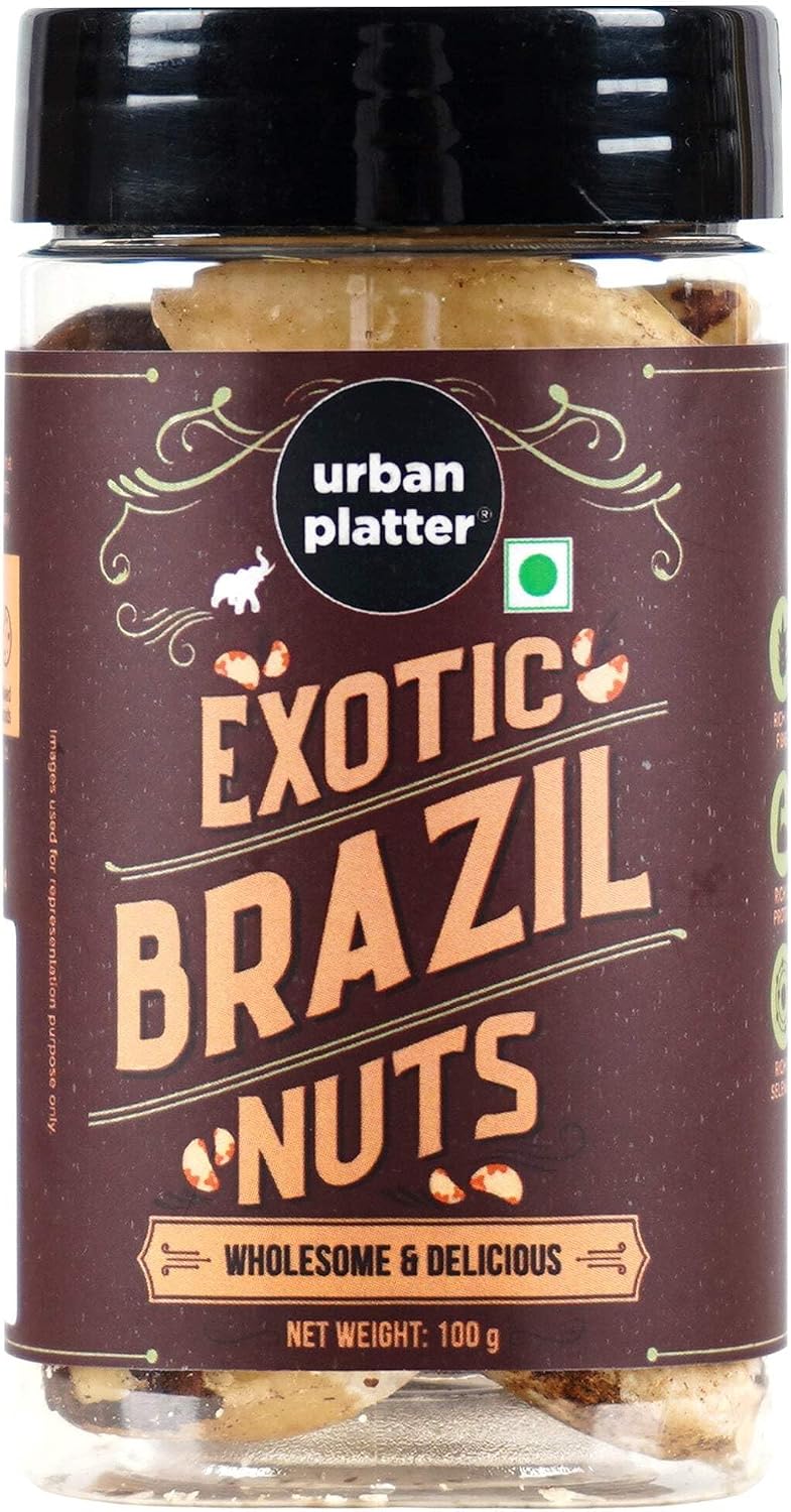 Urban Platter raw Brazil nuts front product view