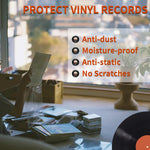 Demonstration of single and double LP fit in record sleeve