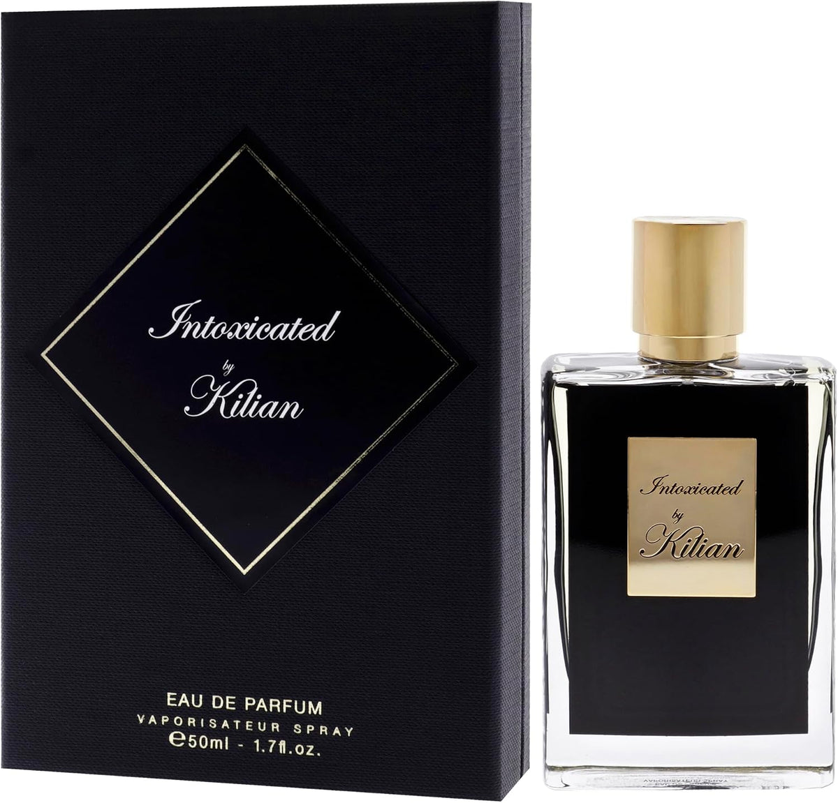Kilian Intoxicated luxury amber spicy perfume display