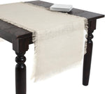 SARO Lifestyle red table runner decorative setting