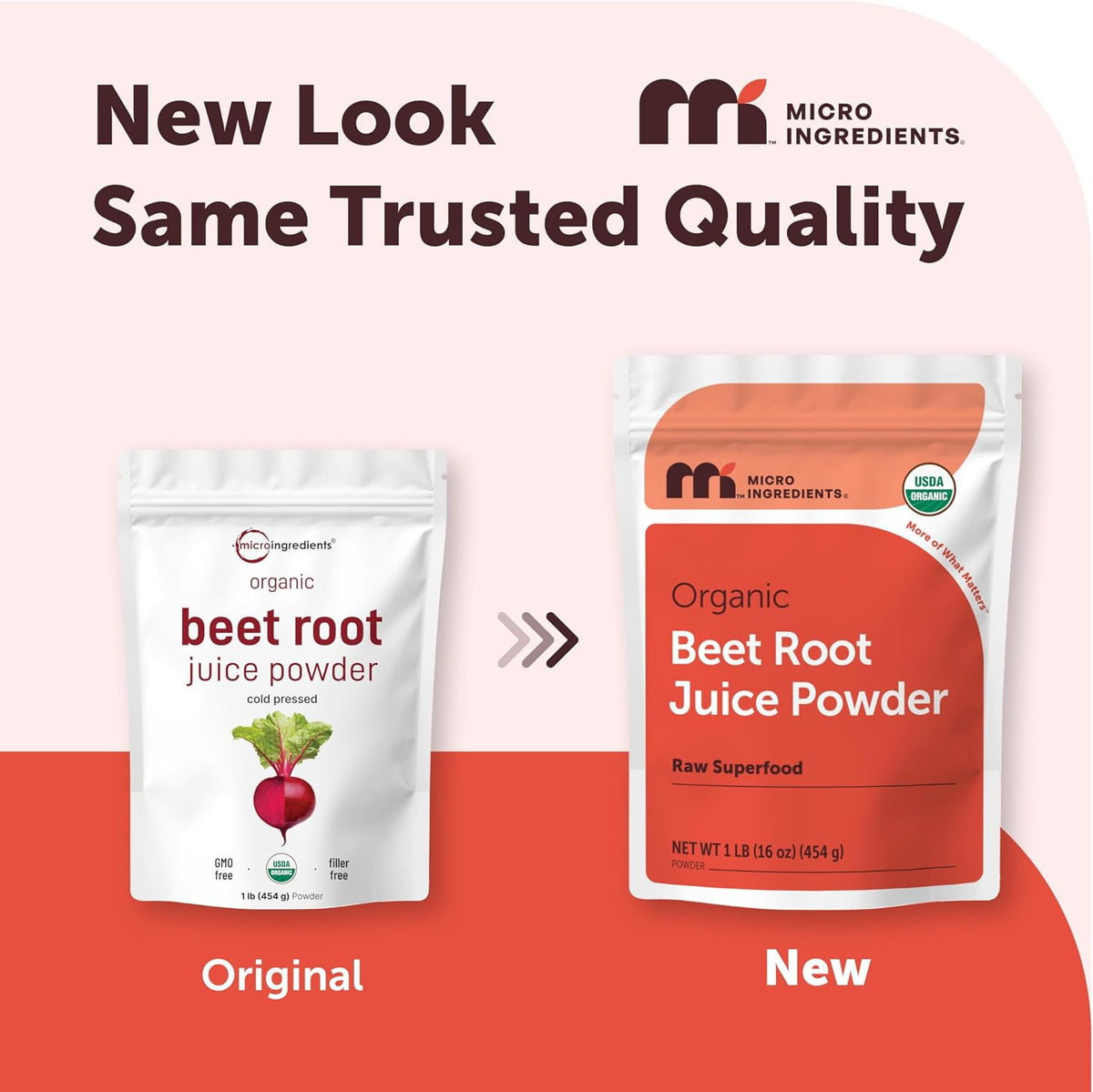 Micro Ingredients Organic Beet Root Juice Powder Supplement Facts Panel