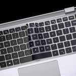 Washable and removable black silicone keyboard protector