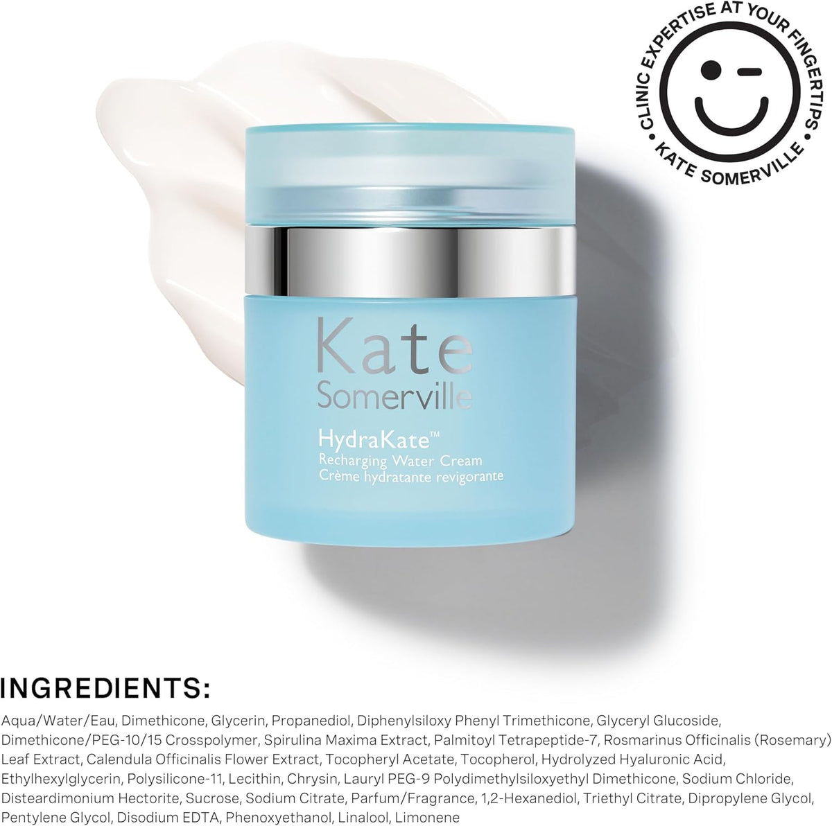 Kate Somerville HydraKate Recharging Water Cream - Facial Moisturizer, Recovers & Recharges Dry, Tired Skin, 1.7 Fl Oz - Image 10