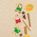 JOB JOL holiday baking cookie cutters in three sizes