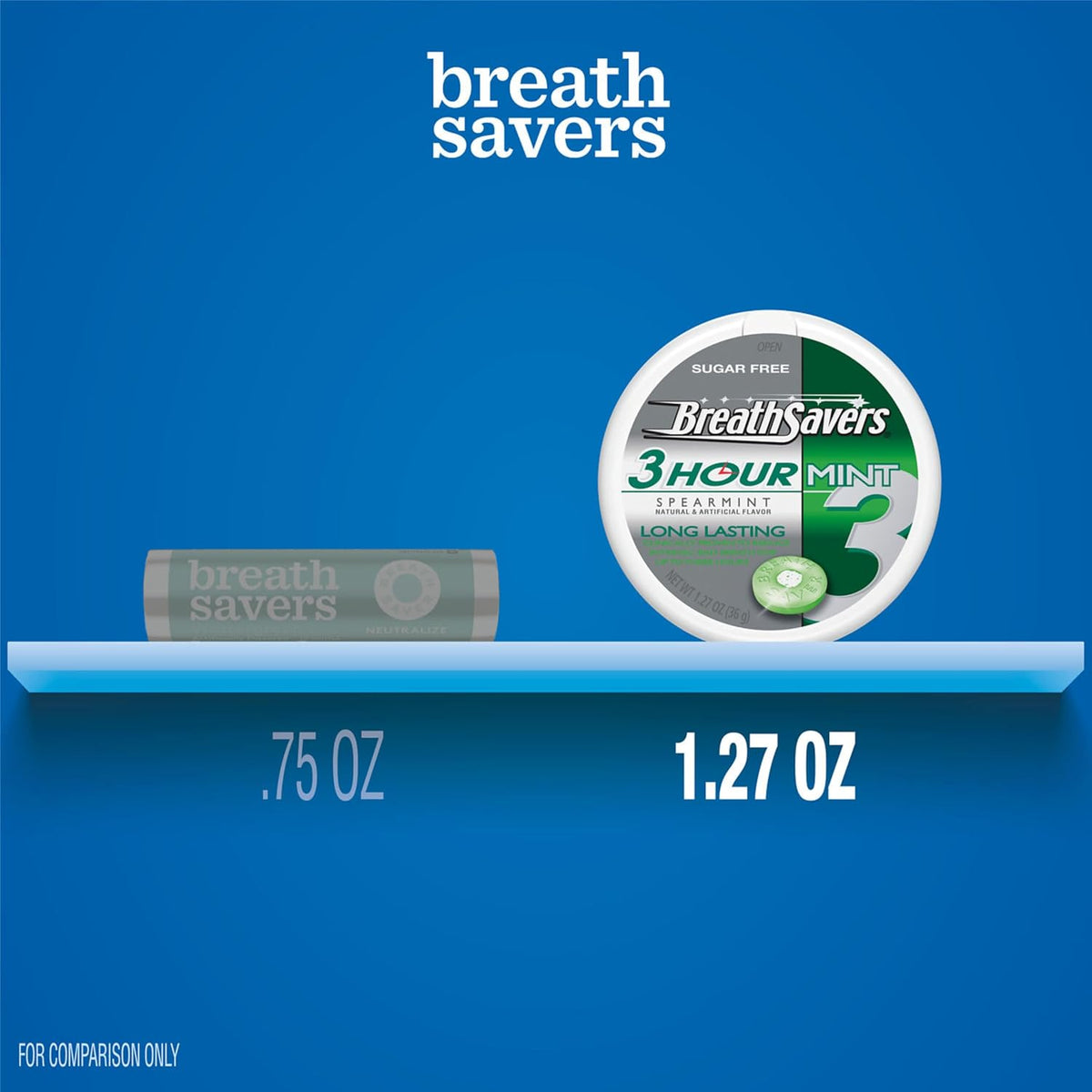 Breath Savers imported USA sugar free breath freshener mints