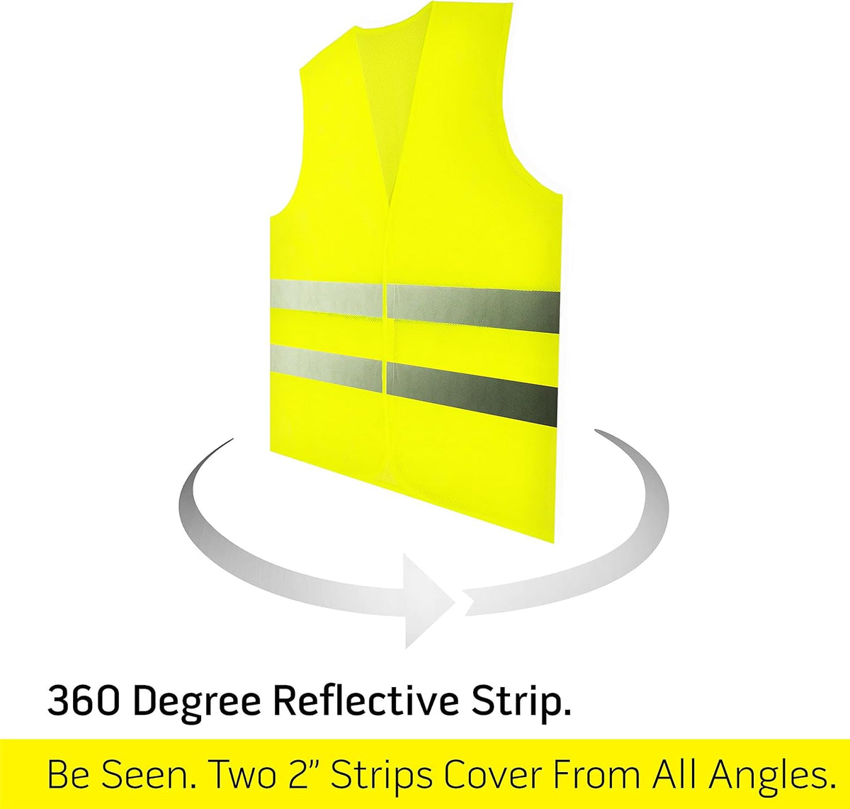 PeerBasics safety vest worn by worker outdoors
