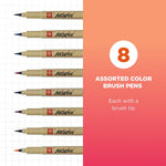 SAKURA Assorted Vibrant Colors 8 count set arrangement