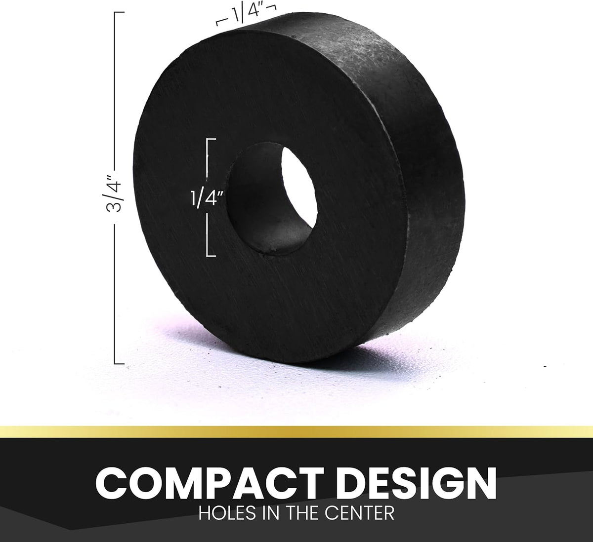 Ram-Pro magnetic discs showing center hole detail
