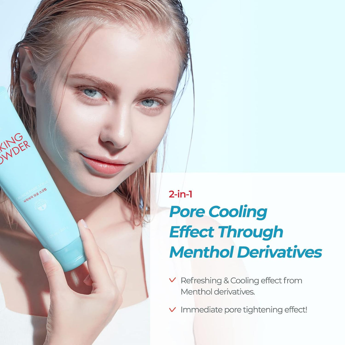 Etude House deep cleansing pore scrub box showing authentic USA imported stock