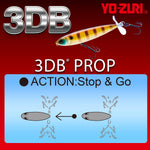 Duel Yo-Zuri 3DB Prop Floating Lure belly ribbing design
