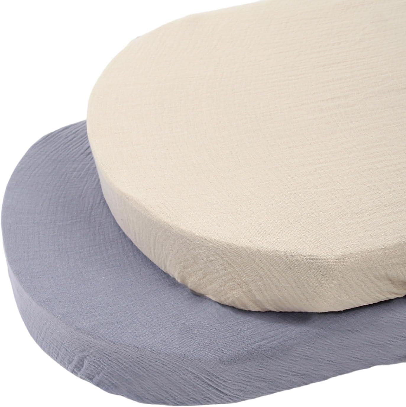 Xinsheinelry comfortable breathable baby bedding sheets front view premium cotton gauze bassinet liners