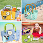 CONLI waterproof rubber beach bag charm lifestyle display