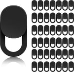 LIQWEI universal webcam camera cover slide 50 count front view on laptop