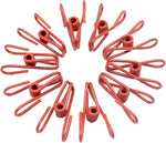 Yansanido 30 Pcs 2 Inch Red Chip Clips front view utility clips