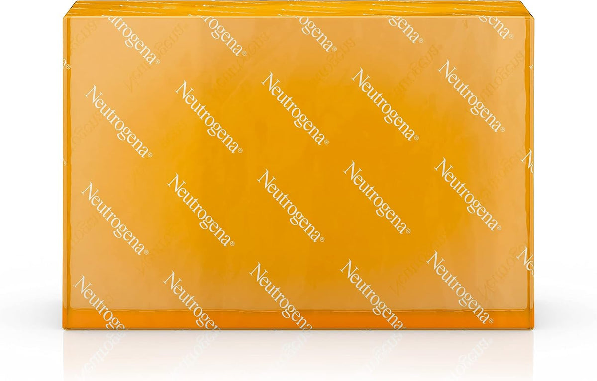 Neutrogena original amber bar front view transparent soap